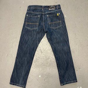 Vintage Y2k Southpole Dark Blue Jeans Sz 34 Baggy Grunge Skater 8180 Cyber Punk